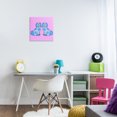 thumbnail image 2 of Stupell Industries Eclectic Funky Dogs Blue & Pink Canvas Art, 17 x 17, by Katie Conley, 2 of 6