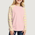 thumbnail image 2 of Hessimy Boys and Girls Long Sleeve Shirts Kids Crewneck T Shirts Casual Tops Tees(Yellow,5-6 Years), 2 of 5