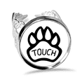 thumbnail image 1 of Chien Patte Citation DIY Conception Anneau Réglable Amour Mariage Fiançailles, 1 of 3
