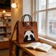 thumbnail image 5 of Cute Pandas Tote Bag For Women Casual Daily Shoulder Bag With Soft Rubber Handles Versatile Companions Gift For Shopping Travel Work, 5 of 6