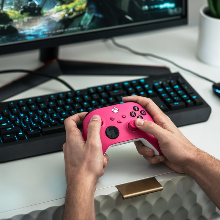 Microsoft Xbox Wireless Controller in Deep Pink with Enhanced Comfort and 40 Hours Battery Life Walmart