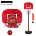 thumbnail image 1 of Kids' Adjustable Basketball Hoop Toy: Height Range 1.6m to 2.1m, Safe Material, Compact Portable Design for Fitness, Hand-Eye Coordination Development – Ideal Indoor/Outdoor Sports Play Equipment, 1 of 7
