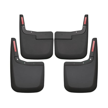 Husky Liners 58286 Custom Molded Mud Flaps Fit 20–25 Silverado 2500/3500 Excl. ZR2 & Dually – Front & Rear