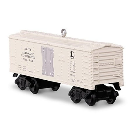 Lionel Ornament - Hallmark Lionel Operating Milk Car Keepsake Christmas Ornament