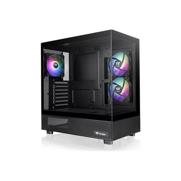 View 270 Plus TG ARGB Black Mid Tower E-ATX Case; 3x120mm ARGB Fans Included; Support Up to 360mm Radiator; Front & Side Dual Tempered Glass Panel; CA-1Y7-00M1WN-01; 3 Year Warranty