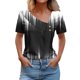 thumbnail image 1 of Camisetas de Manga Corta para las Mujeres Impresas Primavera Verano Botón de la Camiseta Casual, Camisetas de Mujer Casual, 1 of 4