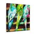 thumbnail image 5 of Budgies in Art Deco - Canvas, 5 of 25