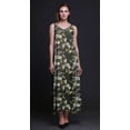 thumbnail image 3 of Bimba Rayon Bird Printed Womens Long Dress Chic Bohemian Summer Maxi Beach Wear-Small, 3 of 5