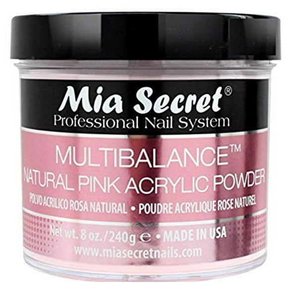 Mia Secret Multibalance Natural Pink Acrylic Nail Powder 8oz