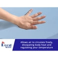 thumbnail image 5 of Roost Sleep Cool Cloud 3" Gel-Infused Memory Foam Cooling Mattress Topper, Queen, 5 of 9