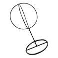 thumbnail image 2 of Ball Hat Stand Hat Rack Wig Holder Storage Display baseball hats Stand Metal Black, 2 of 7