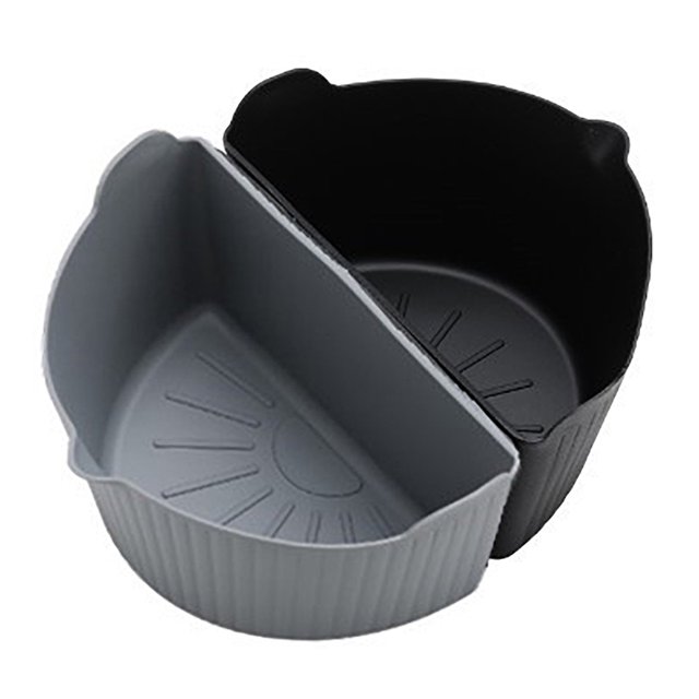 CSChome Slow Cooker Silicone Liner 2Pcs Silicone Slow Stew Pot Liners Eco Friendly BPA Free High Temperature Resistant Kitchen Supply Dividers