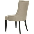 thumbnail image 6 of Safavieh Amanda Linen Tufted Dining Chair with Nail Heads, 6 of 7