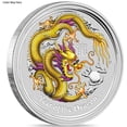 thumbnail image 2 of 2012 1 oz Colorized Silver Lunar Dragon BU Australian Perth Mint (Random Color), 2 of 3