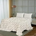 thumbnail image 5 of RUVANTI Flannel Sheets Twin Size - 100% Cotton Double Brushed Twin Sheets Set, Deep Pockets 16 Inches, All Seasons Breathable & Extra Soft Bed Sheets, Warm & Cozy, 3 Piece, Black Cat, 5 of 8