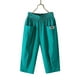 thumbnail image 4 of Pantalones palazzo anchos de algodón para mujer, cintura alta, cordón, pantalones holgados informales con bolsillos, 4 of 4