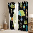 thumbnail image 3 of Erosebridal Kids Teens Jungle Adventure Black Out Curtains,Boys Girls Woodland Camping Theme Curtains Pack of 2 (42x63 Each), 3 of 6