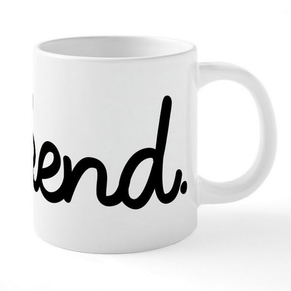 CafePress - Weekend - 20 Oz White Ceramic Mega Mug