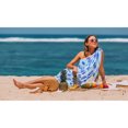 thumbnail image 7 of LA LEELA Women's Beach Wrap Bikini Swimwear Cover up Bathing suit Summer Wraps Swimsuit Sarong Skirts for Women One Size Star Fish, Blue, 7 of 7