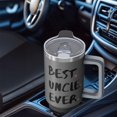 thumbnail image 4 of Ultimate Uncle Gift - 40 Oz Stainless Steel Tumbler with Lid & Straw, Insulated Cup, Niece Nephew Present for Birthday Father's Day, 4 of 5