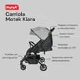 thumbnail image 3 of Carriola Bebé Motek Kiara Plegable Ligera Compacta Viaje Gris, 3 of 6