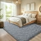 thumbnail image 4 of Alfombra Chicrug 91x152 cm Gris de Peluche Antideslizante 3x5 ft, 4 of 7