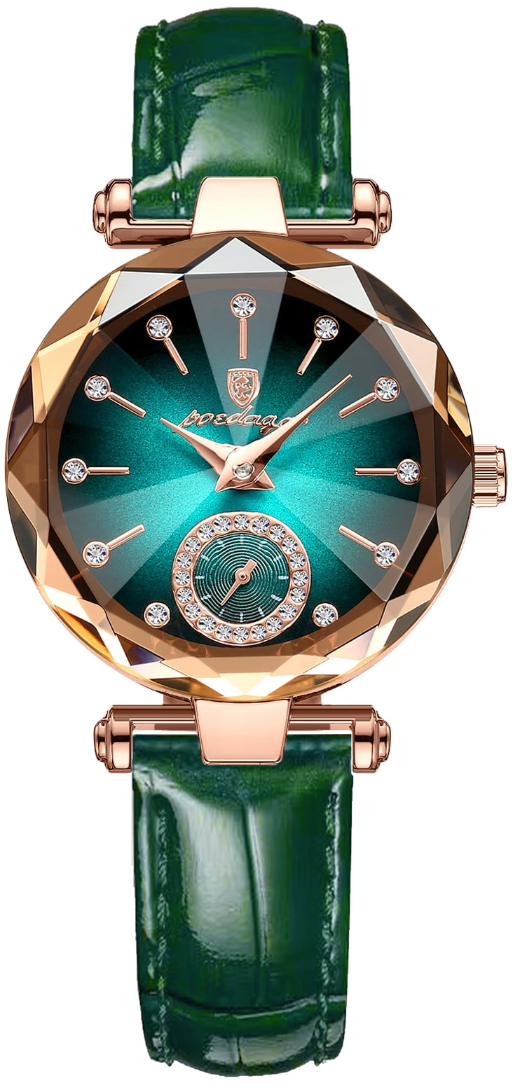 Watch for Women Round Quartz Waterproof Wristwatches Luxury Jewelry