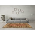 thumbnail image 3 of Ahgly Company Indoor Square Persian Brown Traditional Area Rugs, 3' Square, 3 of 4