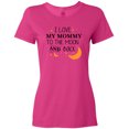 thumbnail image 3 of Inktastic I Love My Mommy to the Moon and Back Women's T-Shirt, 3 of 5