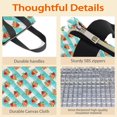 thumbnail image 4 of Pioneer Flower Floral Print Pattern Insulated Lunch Bag for Women Men, Large Portable Soft Cooler Tote, Thermal Food Storage Bag with Pearl Cotton, 8.66L, 8.75"x5.75"x9.5", 4 of 6