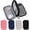 Black, variant on LAVA Travel Cable Organzier Waterproof Electronic Organizer Travel Case for Cord, Phone, Earphone, Mouse (Navy Blue)
