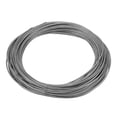 thumbnail image 1 of Unique Bargains 3/64" (1.2mm) 50ft 304 Stainless Steel Cable Wire Rope 7 x 7 Strands PVC Coated Aircraft Wire, 1 of 5
