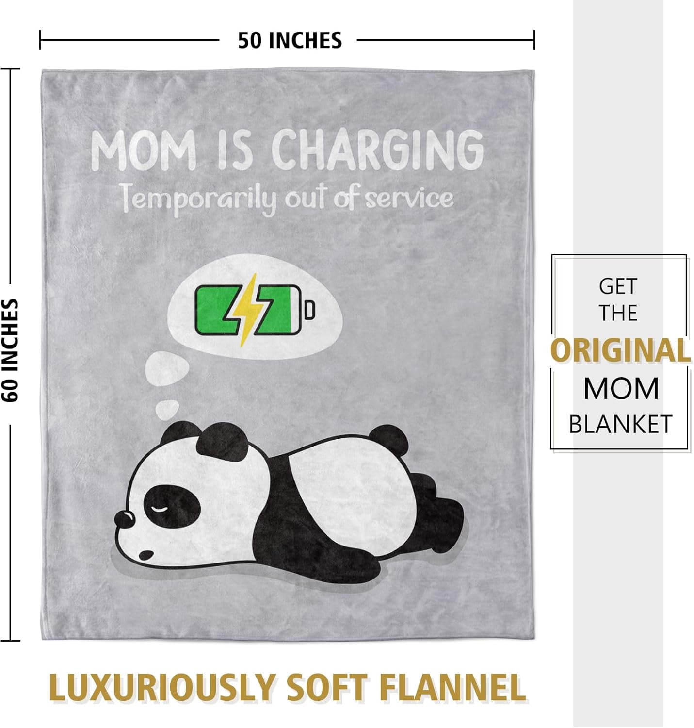 Gifts for Mom, Mom Birthday Gifts- Funny Soft Blanket for Mom- Valentines Day/Birthday Gifts for Mom, New Mom Gifts for Women, Mom Gifts, Mom Blanket Throw for Napping Travel