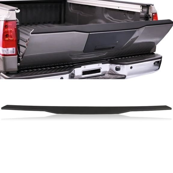 PIT66 Tailgate Cover Cap Top Protector Trim Molding Black Fit for Nissan Titan Pickup 2004-2012 Replaces 934867S200, 93486-7S200