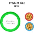 thumbnail image 2 of Asphodelia 3PCS Adjustable Silicone Pie Crust Shields,Pie Crust Covers for Edges of Pie,Protector Cover Kitchen Tool for Baking Pie Pizza, Fit 8-11.4 Inch Pies, 2 of 7