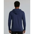 thumbnail image 6 of Real Essentials 3 Pack: Men's Cotton Lightweight Casual Pullover Drawstring Hoodie With Pocket (Available In Big & Tall), 6 of 7