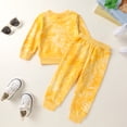 thumbnail image 3 of Younger Tree Toddler Baby Girl Sweatshirt Set Kid Fall Long Sleeve Crew Neck Sweatsuit Clothes Outfits for 12-18 Months, 3 of 8