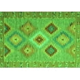 thumbnail image 1 of Ahgly Company Machine Washable Indoor Rectangle Southwestern Green Country Area Rugs, 7' x 9', 1 of 1
