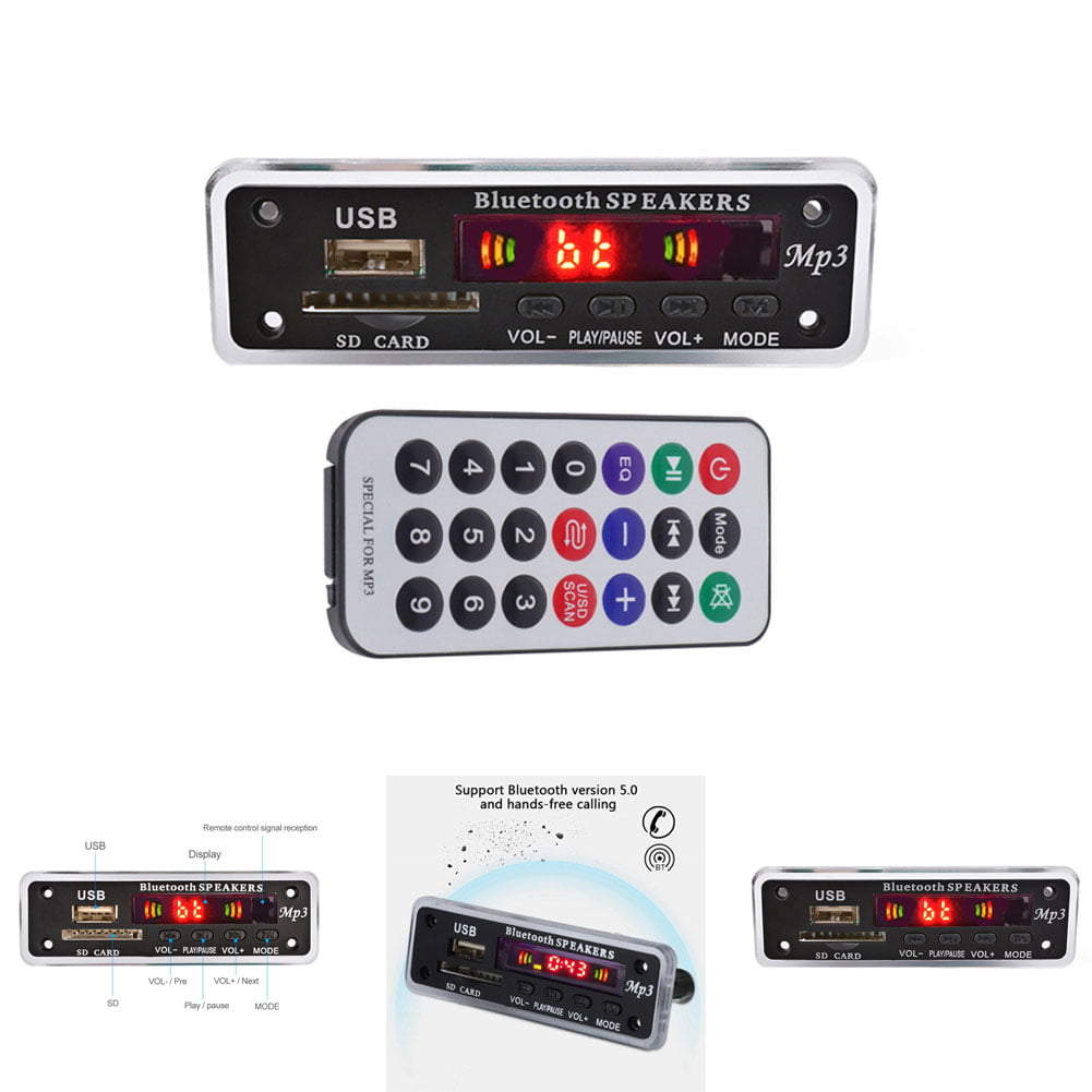 Auto BT MP3 Decoder Board Audio Module 02EBT-DX Wireless KFZ☆ 