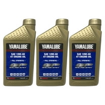Yamaha Genuine Yamalube Full Synthetic 10W40 Racing Oil LUB-RS4GP-FS-12 - 3 Pack