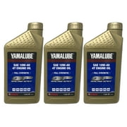 Yamaha Genuine Yamalube Full Synthetic 10W40 Racing Oil LUB-RS4GP-FS-12 - 3 Pack