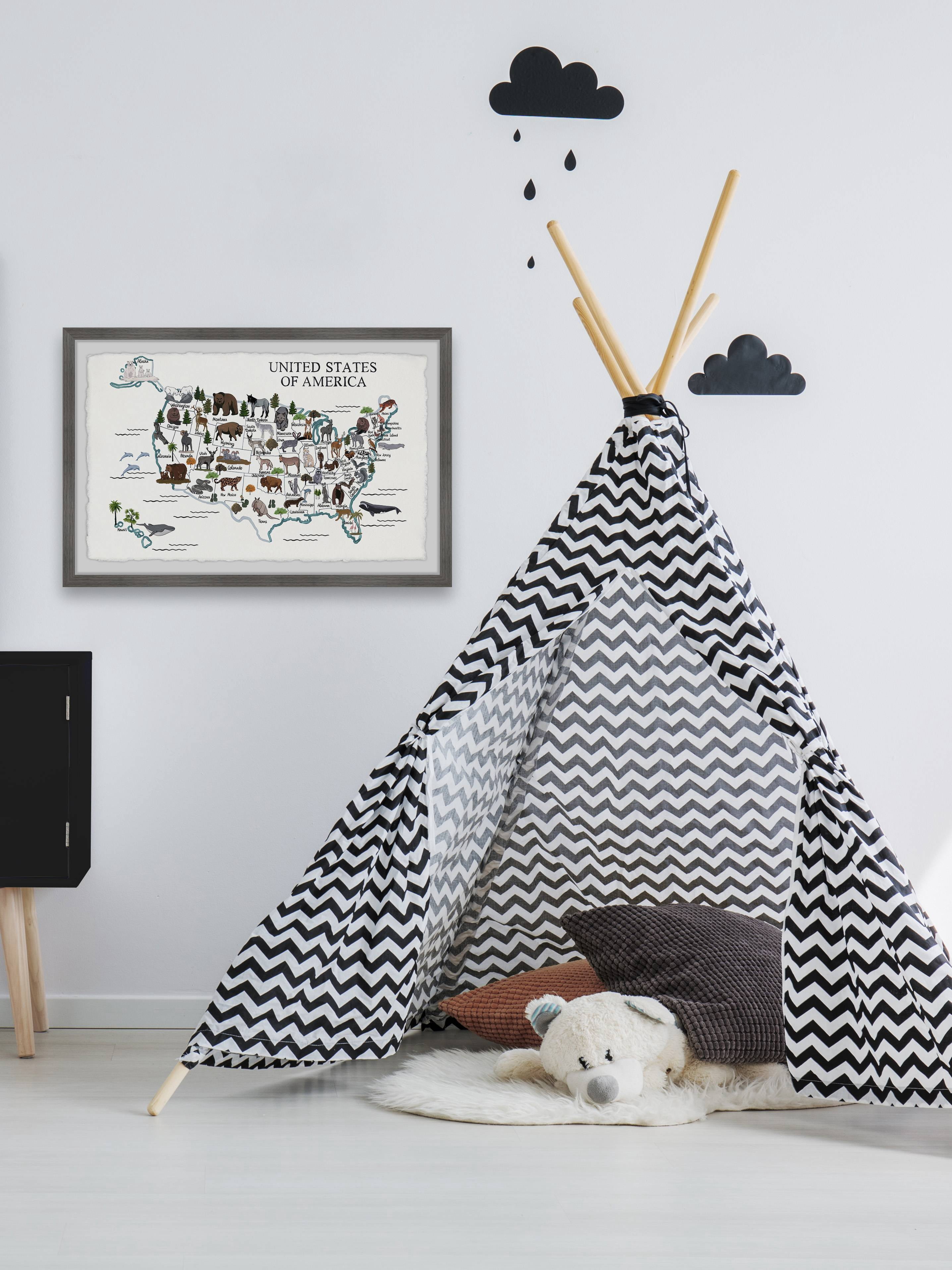 Marmont Hill US Animals Framed Wall Art