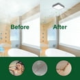 thumbnail image 3 of Akicon Bathroom Exhaust Fan with Light, 80CFM 2.0 Sones, Adjustable 3CCT LED, Nightlight, Silver, 3 of 17