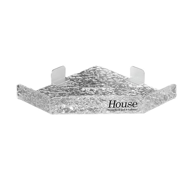 Étagère d'Angle de Douche Murale Robuste avec Étiquettes