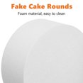 thumbnail image 3 of QUMIIRITY 4Pcs Foam Cake Rounds White for Multi Tier Cake Decorating and Display Use, 3 of 7