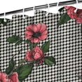 thumbnail image 3 of Pioneer Flower Floral Print Pattern Shower Curtain 36"x72" ,Bathroom Decorative Shower Curtains Set with 12 Hooks,Modern Waterproof Washable Shower Curtain, 3 of 6