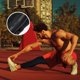 thumbnail image 4 of Rodilla para deportes al aire libre, soporte de seguridad en forma de panal, almohadilla de esponja, funda de Gel para pierna (negro, M), 4 of 8