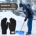 thumbnail image 6 of AOWOO 5 Pairs Winter Wool Gloves for Men Women, Fleece lined Knit Gloves with Touchscreen Fingers, Elastic Thermal Knit Lining Warm Gloves for Cold Weather, 6 of 8