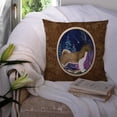 thumbnail image 3 of Carolines Treasures SS8352PW1414 Starry Night Akita Fabric Decorative Pillow, 14Hx14W, multicolor, 3 of 4