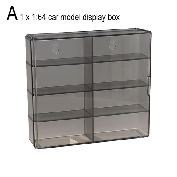 164 Acrylic Display Box For 8 Wheels Car Model Toy Cabinet Rack Door NiceDF89